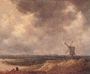 GOYEN, Jan van Windmill by a River fg Sweden oil painting reproduction